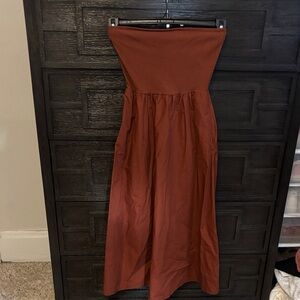 GAP poplin midi dress